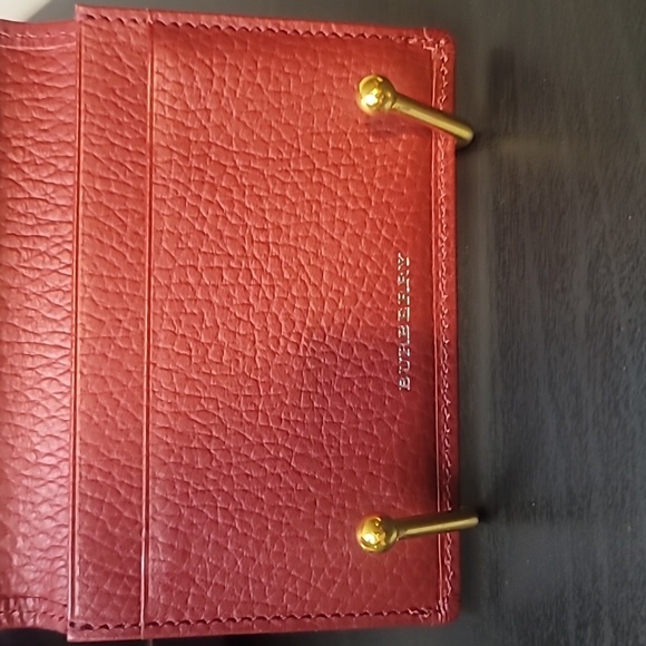 BURBERRY RED UNISEX WALLET - Picture 5 of 8